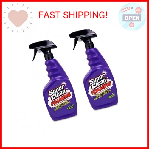 Super Clean Foaming Multi-Surface All Purpose Cleaner Degreaser Spray, Biodegrad