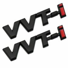 Pair Set Vvt-i Emblem Badge 3d Auto Car Side Fender Rear Vvti Logo Sticker Metal Pair Set Vvt-i Emblem Badge 3d Auto Car Side Fender Rear Vvti Logo Sticker Metal