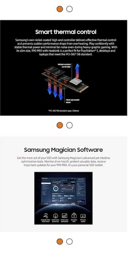 Samsung - 990 PRO 2TB Internal SSD PCle Gen 4x4 NVMe M.2 SSD - Photo 4/5