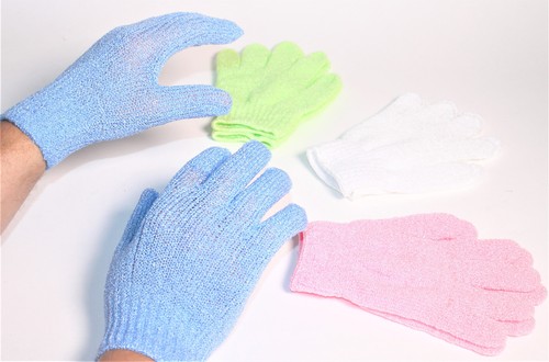 Peelinghandschuh Körper Massagehandschuh Badehandschuh Waschhandschuh Handschuh - Bild 3 von 12