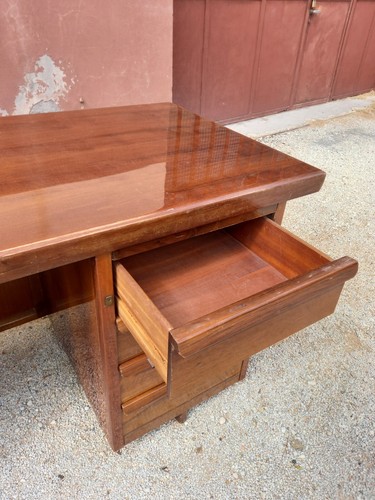 SCRIVANIA DESIGN VINTAGE CATTEDRA 140X70CM H78 - Foto 5 di 9