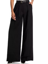 Veronica Beard women's Wide Leg Sonia Black Pants - size 2 - retail 498
