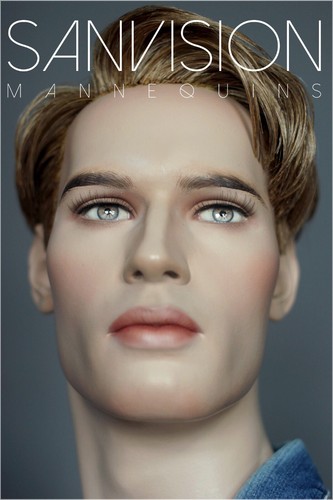 Rare vintage NEW JOHN NISSEN male Mannequin Torso Bust - Schaufensterpuppe - Picture 2 of 13