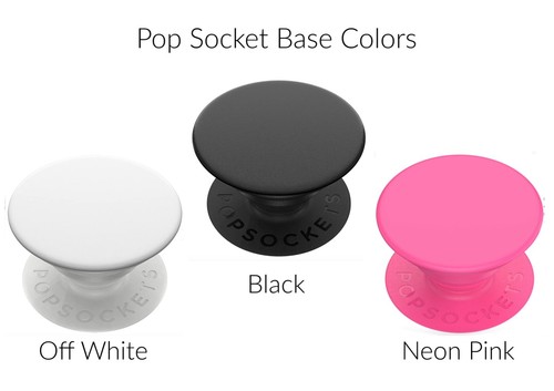 Bling Any Color Pop Socket AUSTRIAN CRYSTALS Phone Grip iPhone Holder Bedazzled - Picture 14 of 15