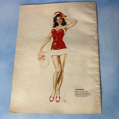 1945 Esquire Varga Pinup Girls Booklet~January through December~Original Vintage - Picture 2 of 18