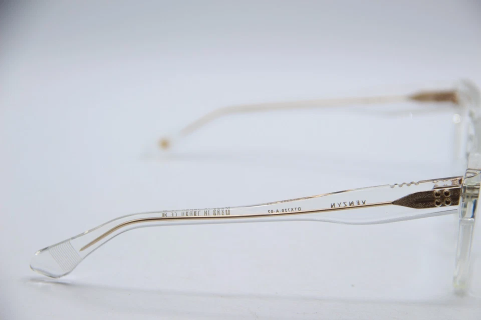 NUEVOS ANTEOJOS DITA DTX720-A-02 VENZYN ORO TRANSPARENTE MONTURAS AUTÉNTICAS 56-16 Foto 4 de 4