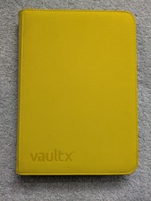 Vault x 9 Pocket Exo-Tec Zip Yellow Edition Binder for 360 Trading Card