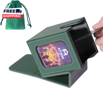 #ad MTG Deck Box for Commander Display Card Deck Box Fits 100 Double Sleeved Cards $13.82