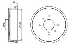 Tambour de frein Smart FORFOUR