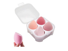 4 Pcs Dry and Wet Use Makeup Sponge Set Blender Beauty Foundation Blending Spong