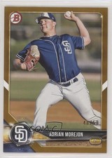2018 Bowman Draft Gold 40/50 Adrian Morejon #BD-18 z6b