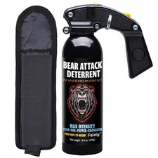 Feloiy Bear Repellent Spray w/ Holster Self Defense Protection 16 oz 35 Ft