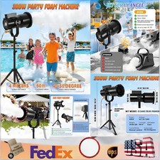 300W Foam Machine party foam cannon machine LED foam equip with stand pump US