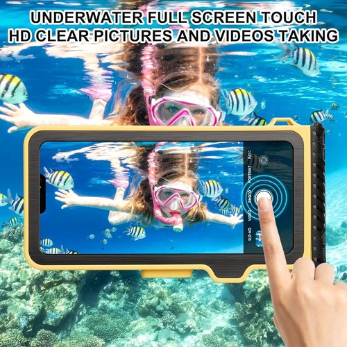 2025 Upgrade Universal Unterwasser Wasserdicht Tauchen Schnorcheln Handy Hülle für... - Bild 2 von 5
