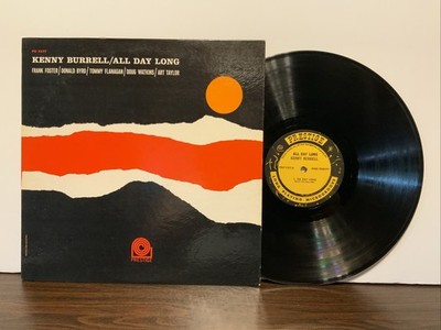 Kenny Burrell - All Day Long, 1963 Prestige Jazz PRLP 7277 Mono Vinyl LP VG