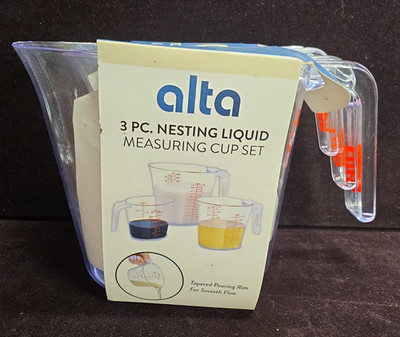 3 Pcs Alta Nesting Measuring Cup Set BPA Free