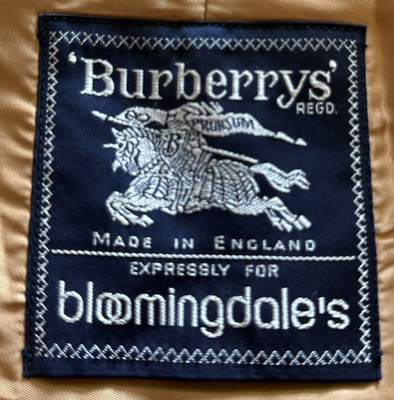 Vintage BURBERRYS Wool Camelhair Button-In Coat Liner Bloomingdales England READ