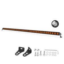 LED Light Bar 400W Spot Beam Slim Single Row Light Bar Off Road 40 Inch Amber