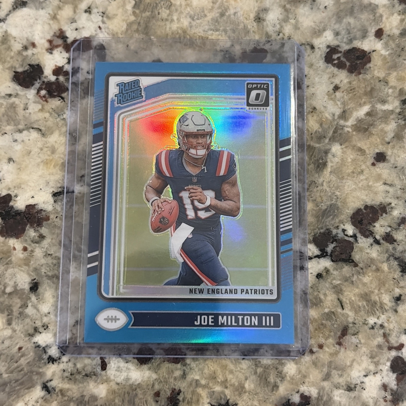 2024 Panini Donruss Optic - Rated Rookie Joe Milton III #255 Aqua /299 (RC)