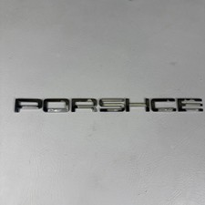 2011-2014 Porsche Cayenne Tailgate Porsche Emblem Badge Oem Black Silver