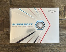 NEW Callaway Supersoft 2021 Golf Balls - White - Pack of 12 - Boeing Logo