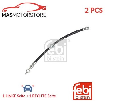 BREMSSCHLAUCH BREMSLEITUNG PAAR FEBI BILSTEIN 170868 2PCS P FÜR FORD FIESTA VI
