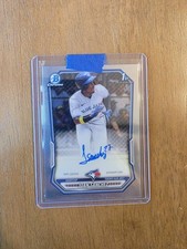 Juan Sanchez 2026 Bowman 1st Rookie Autograph Base Blue Jays