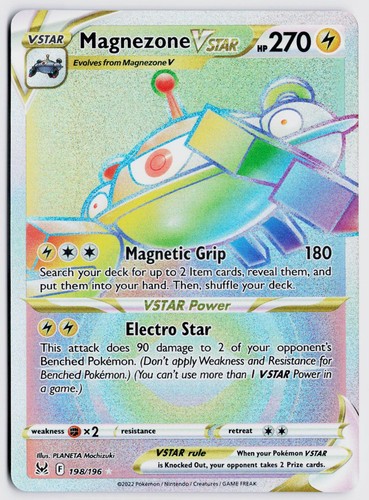 Magnezone VSTAR (Secret) 198/196 Secret Rare - SWSH11: Lost Origin EN NM