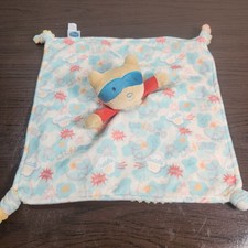 Mary Meyer 12" Lovey Security Blanket Masked Bear Knotted