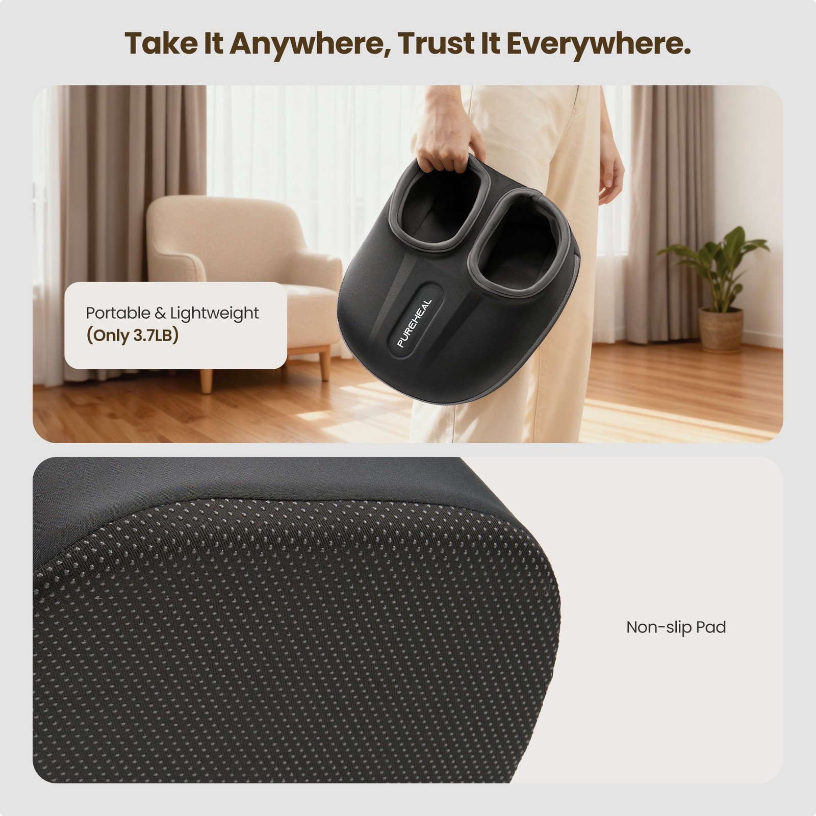 RENPHO Foot Massager with Heat, Shiatsu Deep Kneading for Tired Muscles, FSA HSA