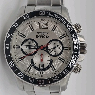 Invicta Men's Specialty Quartz Chronograph Watch 45mm Silver 15612