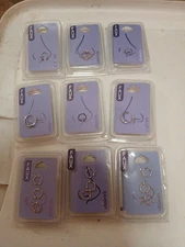 Lot Of (9) Claire's Nose Faux Jewelry. MSRP $99 New with Tags