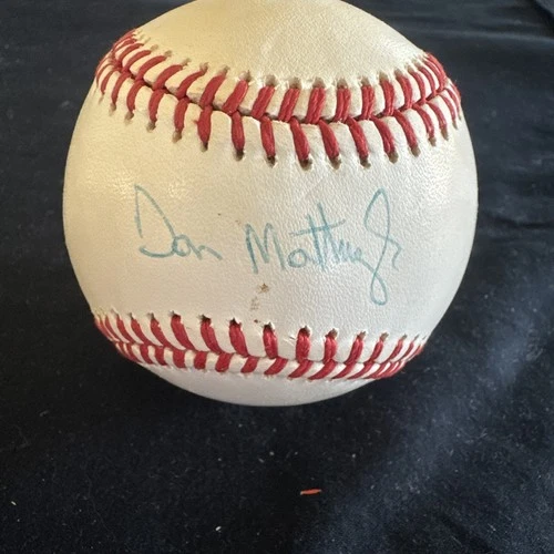 Don Mattingly Signed Baseball Autographed Rawlings Baseball