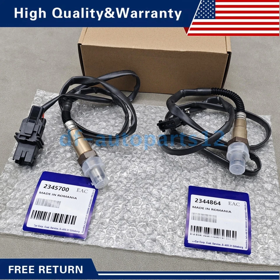 ¡Nuevo sensor de O2 aguas arriba y aguas abajo 2 piezas para Volvo S60 S80 V70 2,5 L Turbo!NUEVO Foto 3 de 4