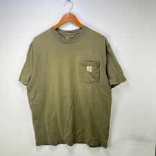 Vintage Carhartt Faded Pocket Shirt Large Olive