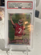 2011 Topps Chrome - Colin Kaepernick #25 Refractor (RC) PSA 9 Mint Rookie