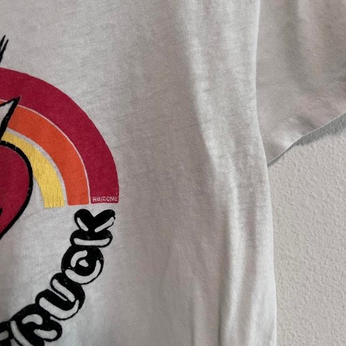 Re/done Retro Vintage Style Single Stitch White Graphic T Shirt Sz Small Womens - Picture 5 of 5