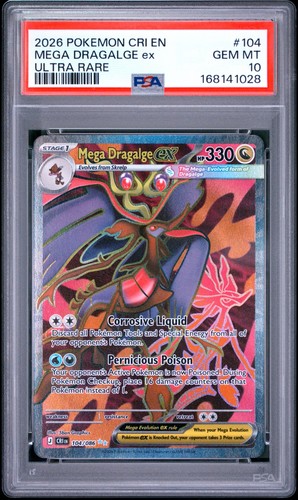 Mega Dragalge ex graded PSA 10 for sale on eBay