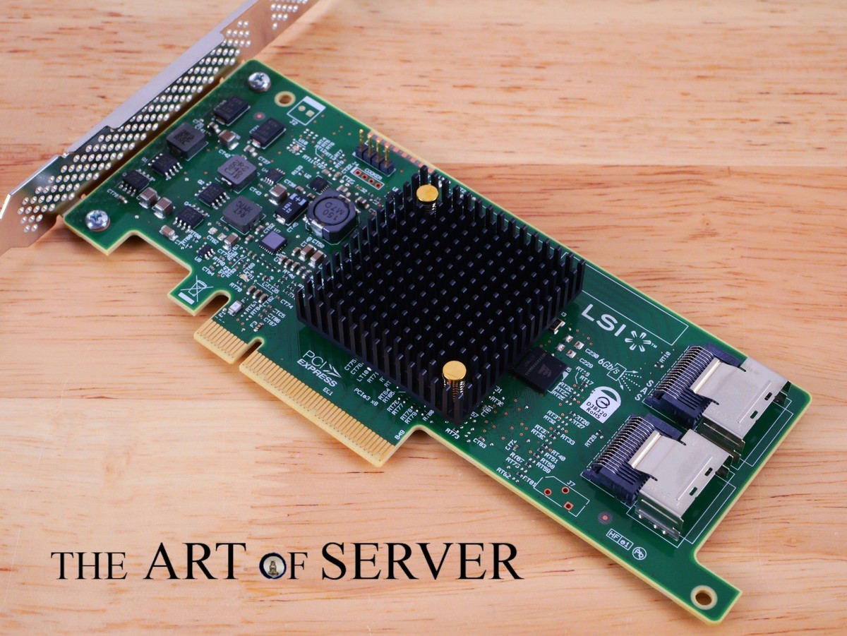 Genuine LSI 9207-8i 6Gbps SAS PCIe 3.0 HBA P20 IT Mode ZFS UNRAID