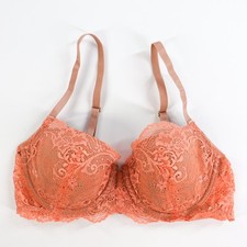Thirdlove 24/7 Lace Balconette Bra Size 32D Peach Underwire Lined UW Third Love