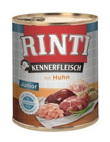 Rinti 800Gx12 Kennerfleisch Junior Huhn Dose