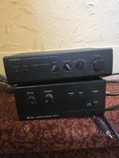 TOA BG-115 Integrated Amplifier And Radio Shack SA-155 Stereo Amplifier