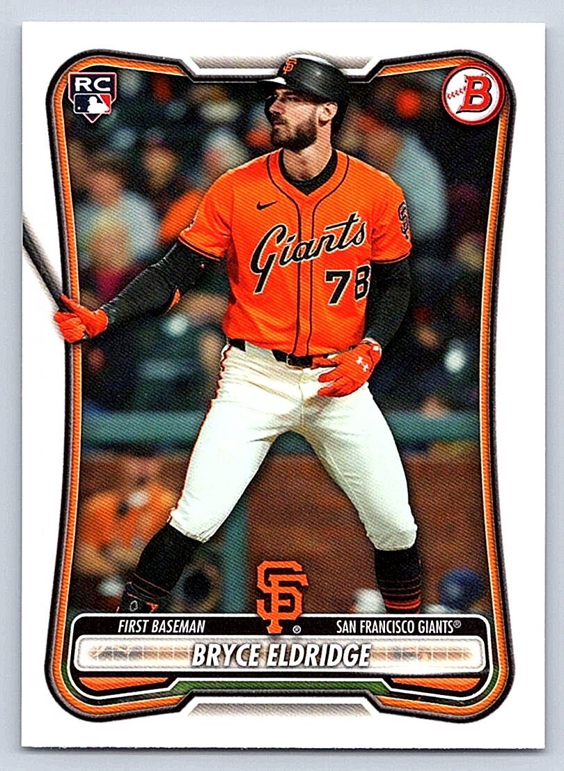 BRYCE ELDRIDGE GIANTS RC 2026 BOWMAN #58