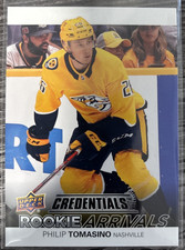 2021-22 Upper Deck Credentials Philip Tomasino #RA-13 Rookie Arrivals RC