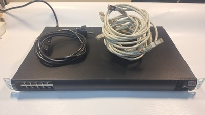 8 Port POE Injector with Cables - PowerDsline 9006G depth about 27 cm