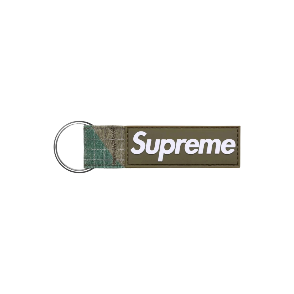 Porte clés Supreme Ripstop Camouflage Woodland   24SS