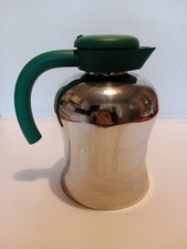 Alessi Sherazade thermos coffee Ettore Sottsass 1990 Verde