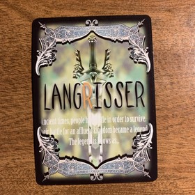 LANGRISSER MILLENNIUM The Last Century with card WonderSwan 1990 ws