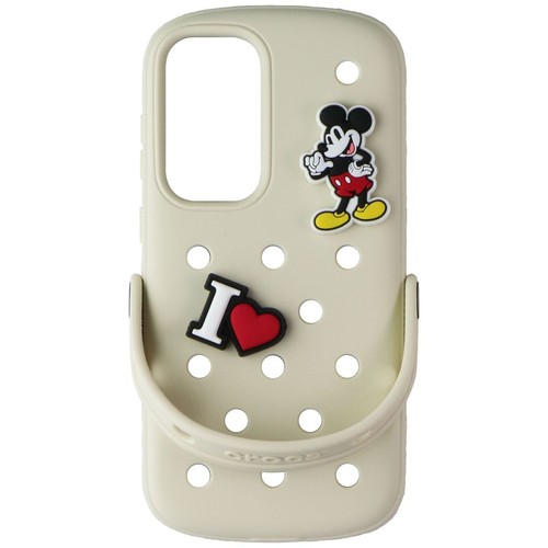 Crocs Étui Avec Jibbitz Breloque pour Samsung Galaxy S25+ (Plus) - Beige - Photo 2 sur 4