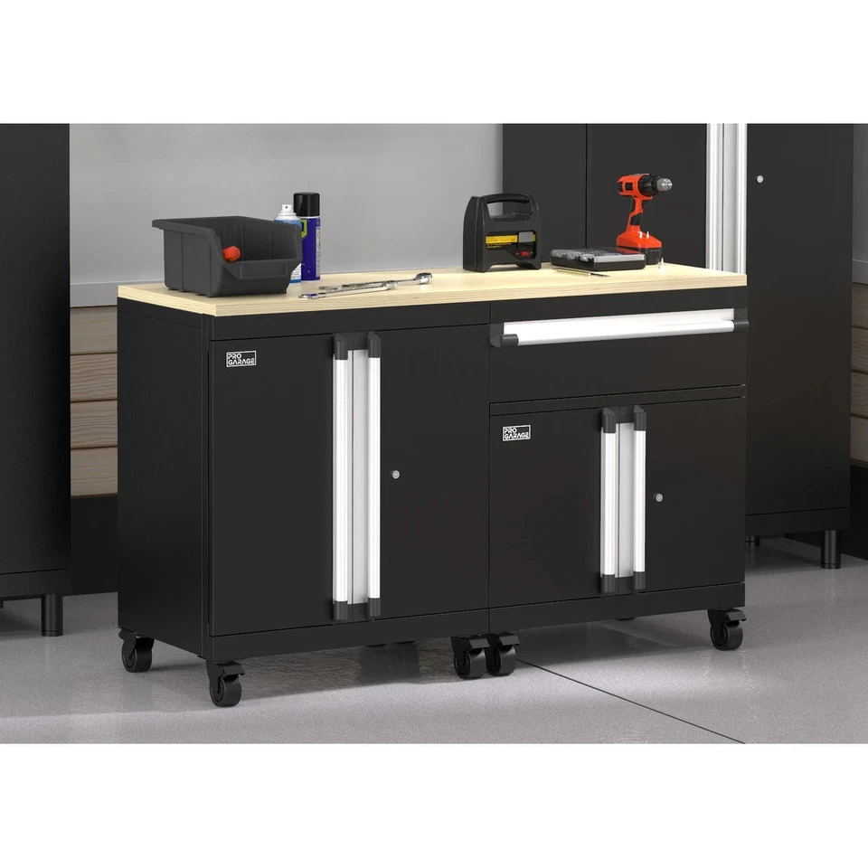 Banco de trabajo ClosetMaid ProGarage de madera de goma marrón Foto 4 de 4